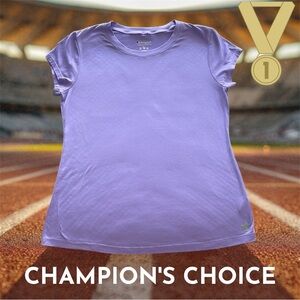 CHAMPION PERFORMANCE PURPLE Tee Size Large